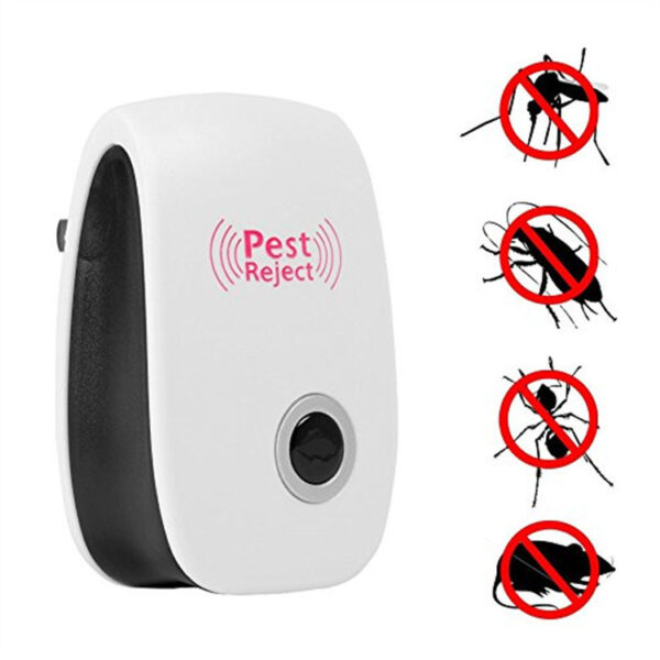 Electronic Ultrasonic Healthy Rechargeble Anti Mosquito Insect Pest Reject Mouse Repellent Repeller Practical Home EUUS Plug - Image 3