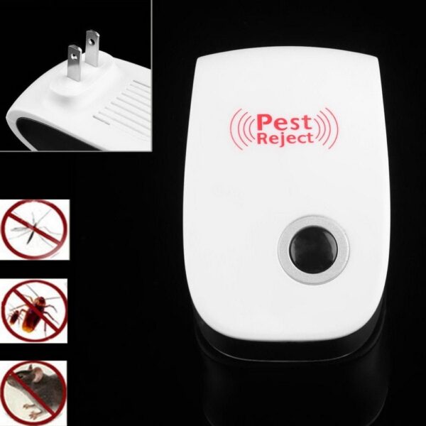 Electronic Ultrasonic Healthy Rechargeble Anti Mosquito Insect Pest Reject Mouse Repellent Repeller Practical Home EUUS Plug - Image 7