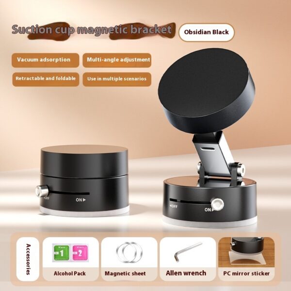 Vacuum Magnetic Suction Cup Bracket Car - Image 5