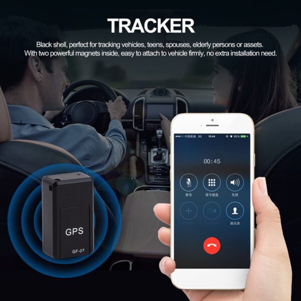 Car Tracker Magnetic Mini Car Tracker GPS Real Time Tracking Locator Device Recordable Anti-lost Rechargeable Locator - Image 5