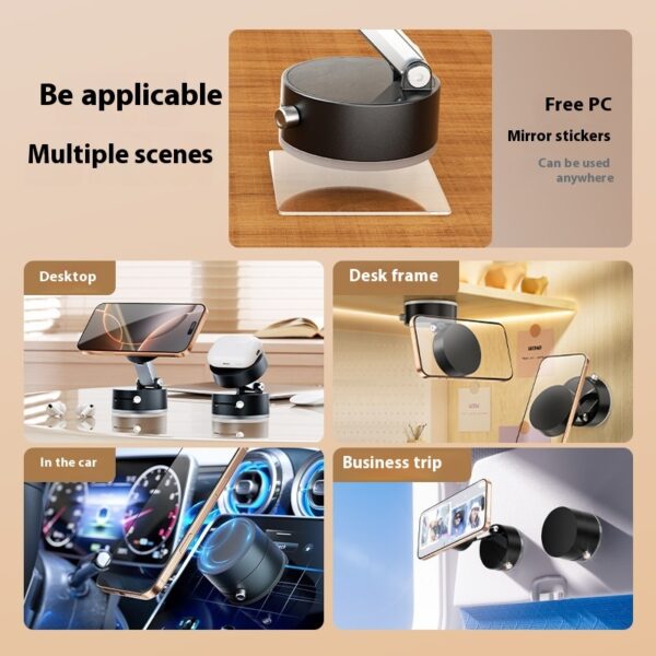 Vacuum Magnetic Suction Cup Bracket Car - Image 9