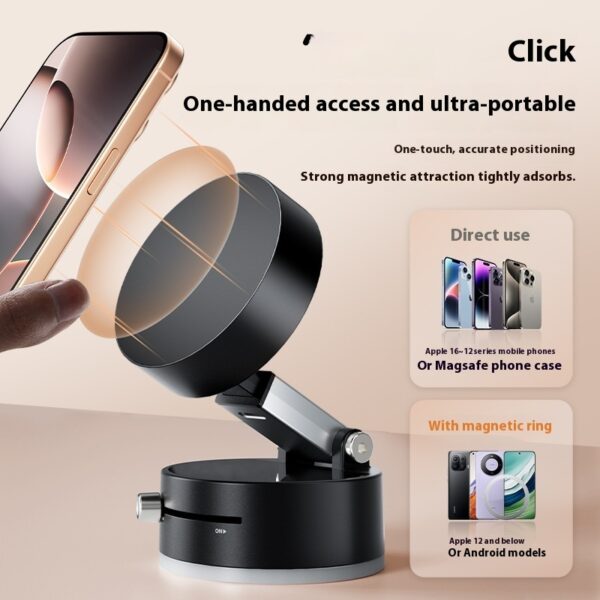 Vacuum Magnetic Suction Cup Bracket Car - Image 8
