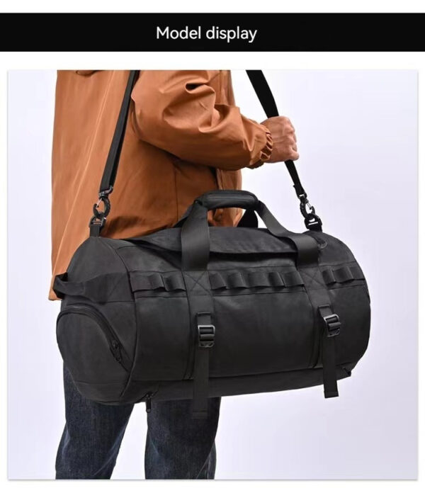 Men's Large Capacity Outdoor Camping Hiking Bag Portable Cross-body Shoulders Dry Wet Separation Men's Storage - Image 10