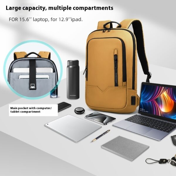 Lightweight Small Commuter Computer Backpack - Image 7