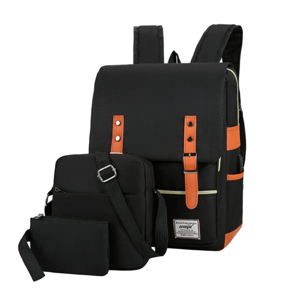 Three-piece Backpack Large Capacity Simple Business Computer Bag - Image 8