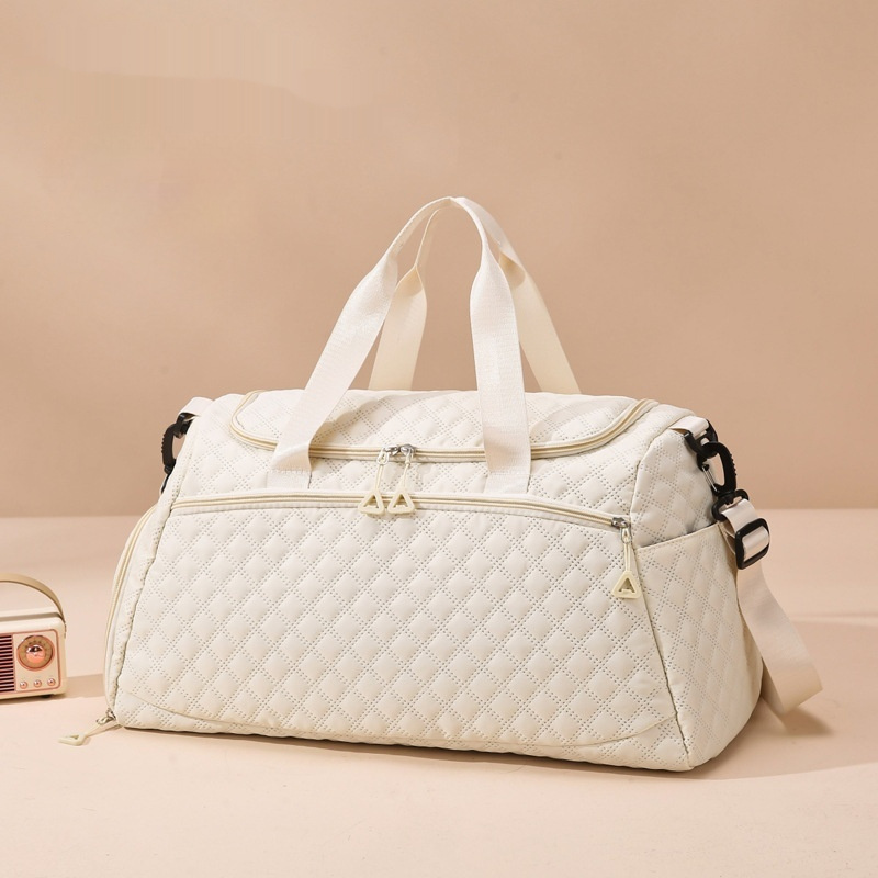 Large Capacity Travel Rhombus Waterproof Oxford Fabric Luggage Bag - Image 3