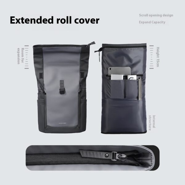Commute Leisure Daily Matching Backpack Men's Bag - Image 5