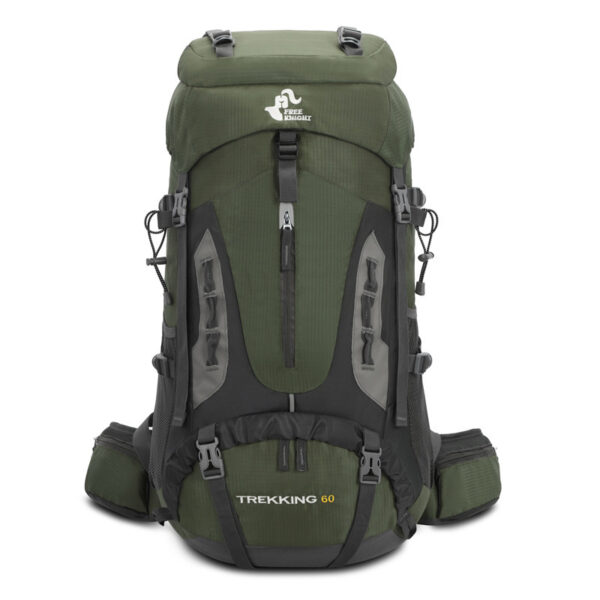 60L Mountaineering Package Outside Hiking Backpack Outdoor Camping Gift Rain Cover - Image 8