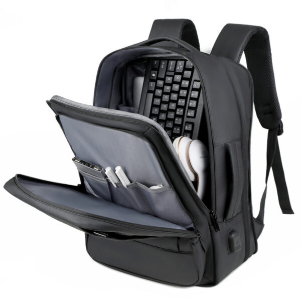 Backpack Men's Large Capacity Outdoor Travel Bag Hand-carrying Multifunctional Business Computer Bag Simple - Image 6