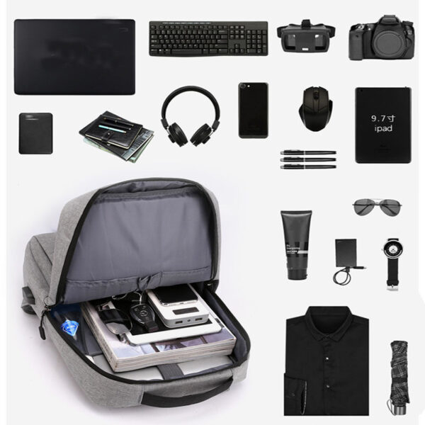 Laptop Backpack With USB Design High Capacity Bags - Image 10