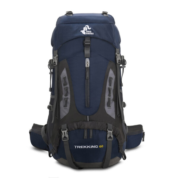 60L Mountaineering Package Outside Hiking Backpack Outdoor Camping Gift Rain Cover - Image 2
